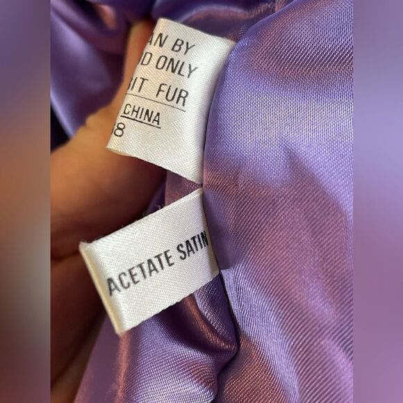 Scandinavian Fur Company black fur coat real Rabbit fur coat. Medium - Picture 5 of 14